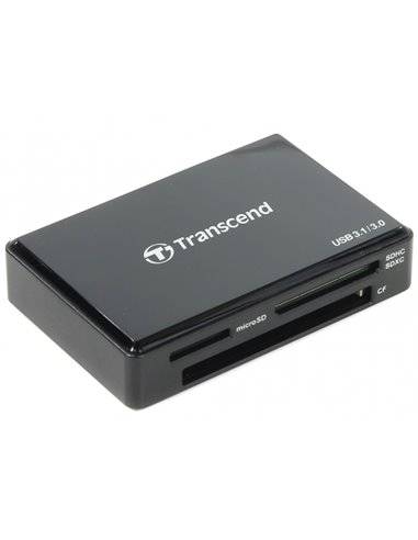 Cititor de carduri Transcend TS-RDC8, USB Type-C, Negru