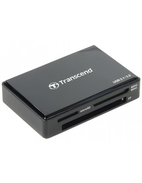 Cititor de carduri Transcend TS-RDC8, USB Type-C, Negru