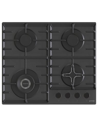 Plită pe gaz Gorenje GTW 642 SYB, Negru