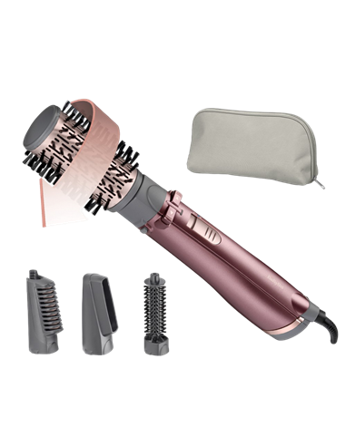 Uscător de păr-perie BaByliss Beliss Big Hair AS960E, 1000 W, Roz