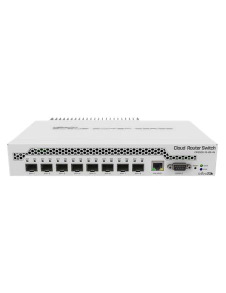 Switch de rețea MikroTik CRS309-1G-8S+IN, Alb