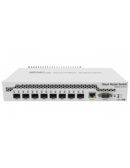 Switch de rețea MikroTik CRS309-1G-8S+IN, Alb