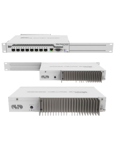Сетевой коммутатор MikroTik CRS309-1G-8S+IN, Белый