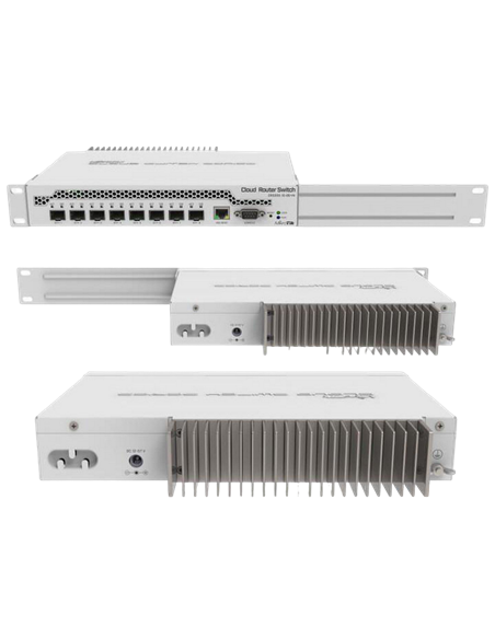 Сетевой коммутатор MikroTik CRS309-1G-8S+IN, Белый