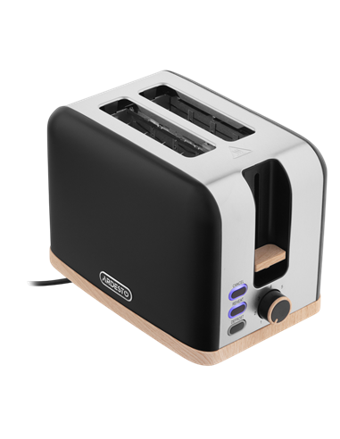 Toaster Ardesto T-F420BWD, Negru | Oțel inoxidabil