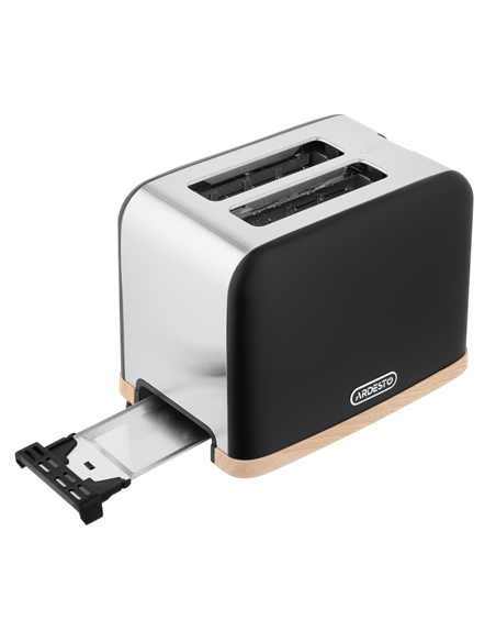 Toaster Ardesto T-F420BWD, Negru | Oțel inoxidabil