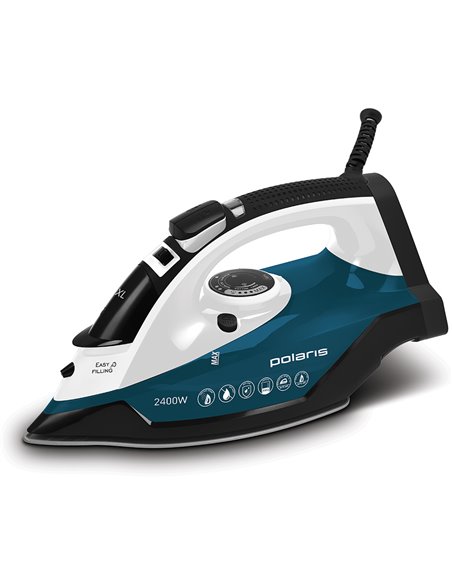 Утюг Polaris PIR 2420AK, 2400 Вт, Бирюзовый