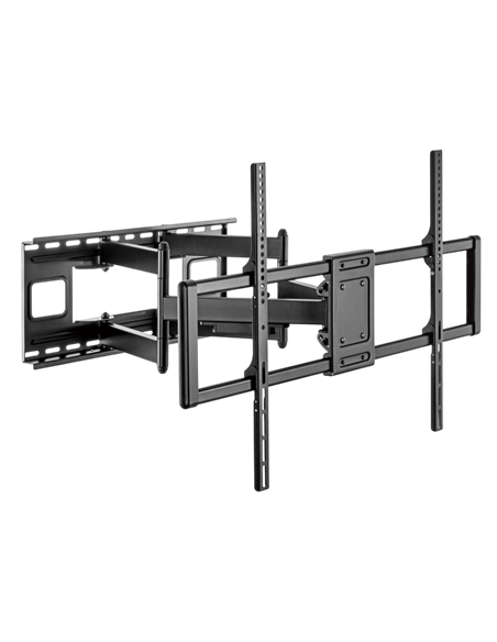 Наклонно-поворотное настенное крепление Gembird WM-120ST-01, Черный