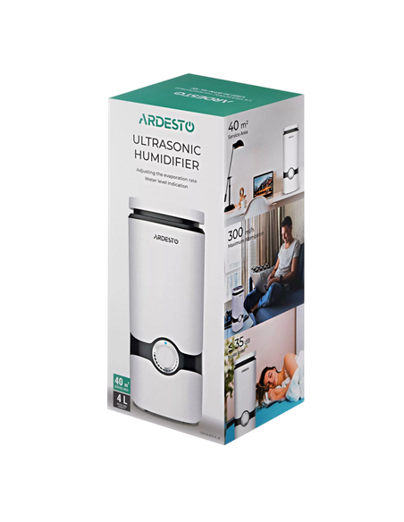 Umidificator de aer Ardesto USH-M-BTN-4L-W, Alb