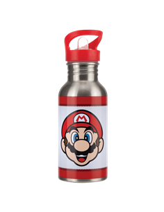 Бутылка для воды Paladone Super Mario with Straw, Разноцветный