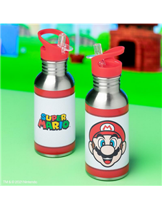 Sticla de apa Paladone Super Mario with Straw, Multicolor 2