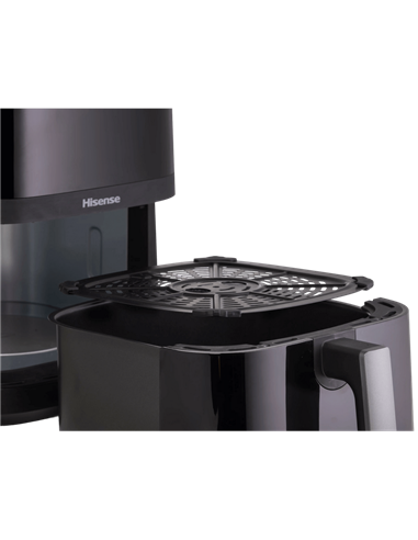 Friteuză cu aer cald Hisense HAF1800DCD, Negru