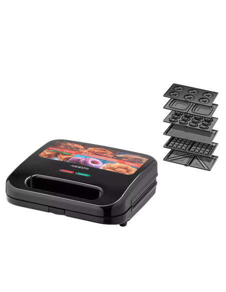 Aparat pentru sandwich multifunctional Ardesto SM-H600B, Negru