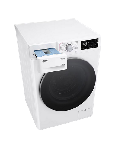 Mașină de spălat LG F4WR311S1WA, 11kg, Alb