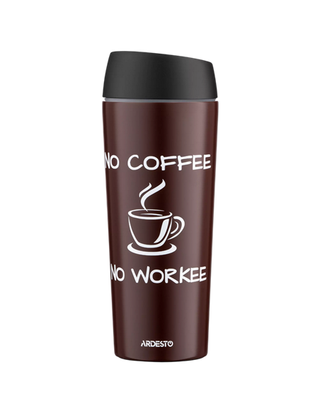 Cană termos Ardesto AR2645CB, 0,45L, Cafeniu