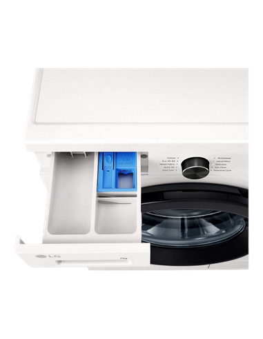 Mașină de spălat LG F2X10S7NWK, 7kg, Alb