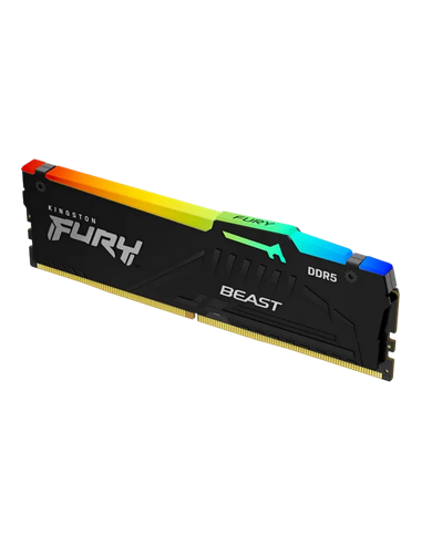 Оперативная память Kingston FURY Beast RGB, DDR5 SDRAM, 6000 МГц, 16 ГБ, KF560C36BBE2A-16