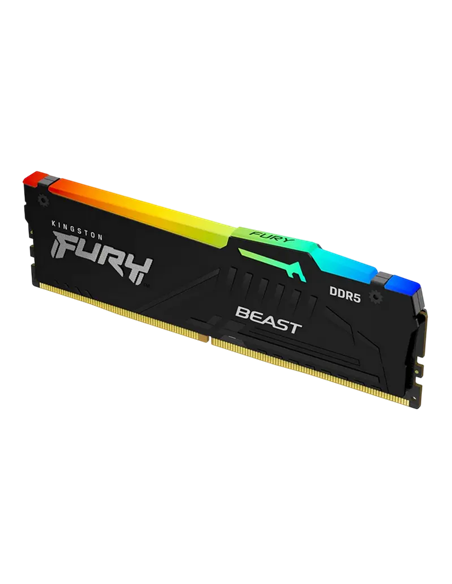 Оперативная память Kingston FURY Beast RGB, DDR5 SDRAM, 6000 МГц, 16 ГБ, KF560C36BBE2A-16