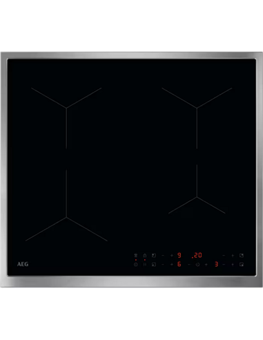 Plită cu inducție AEG TN64IA00XB, Negru | Oțel inoxidabil