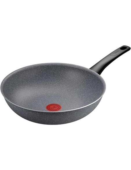 Tigaie WOK Tefal D4561932, 28cm, Gri