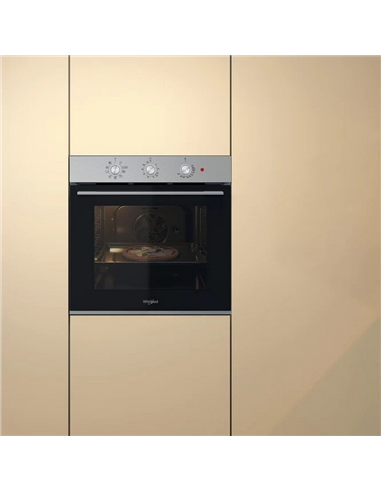 Электрический духовой шкаф Whirlpool OMK38HU0X, Чёрный