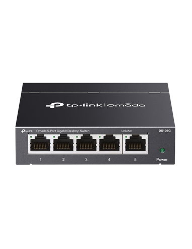 Сетевой коммутатор TP-LINK DS105G, 5x 10/100/1000 Мбит/с