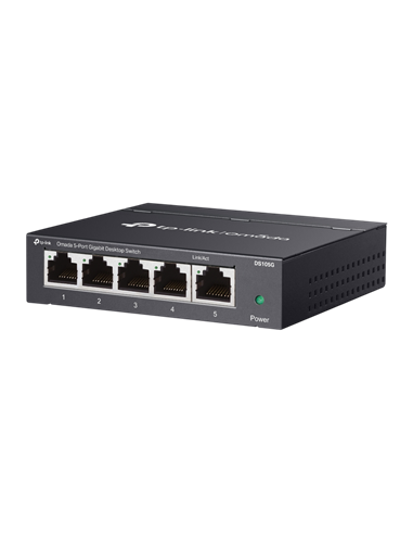 Сетевой коммутатор TP-LINK DS105G, 5x 10/100/1000 Мбит/с