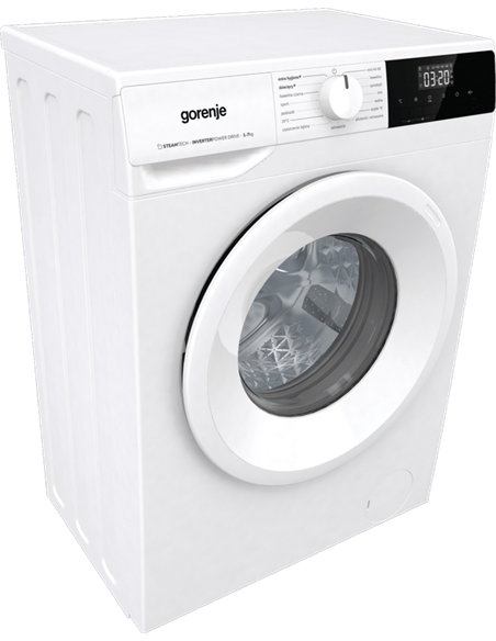 Mașină de spălat Gorenje WNHPI72SCSIR/UA, 7kg, Alb