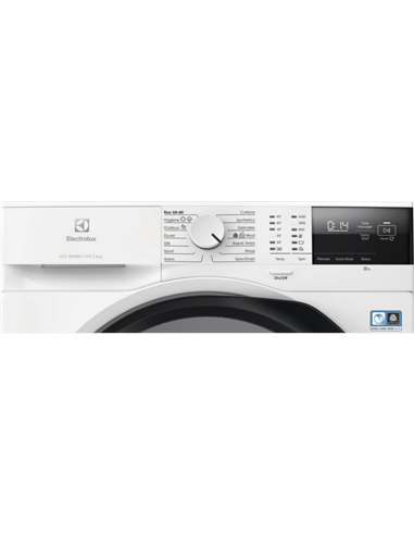 Стиральная машина Electrolux EW6F2482E, 8кг, Белый