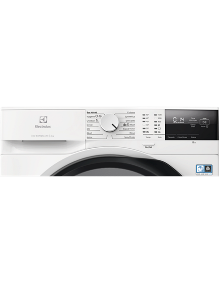 Стиральная машина Electrolux EW6F2482E, 8кг, Белый