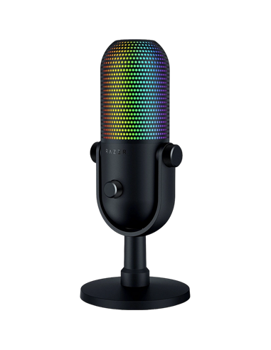 Игровой Микрофон Razer Seiren V3 Chroma, Проводной аналоговый, Чёрный