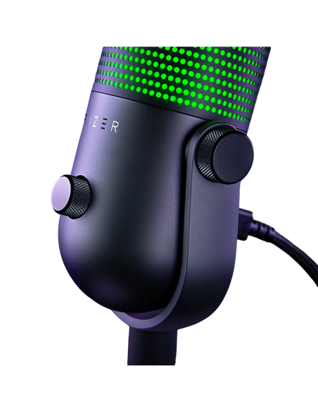 Игровой Микрофон Razer Seiren V3 Chroma, Проводной аналоговый, Чёрный