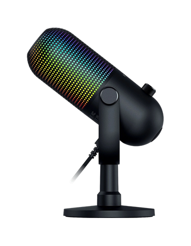 Игровой Микрофон Razer Seiren V3 Chroma, Проводной аналоговый, Чёрный