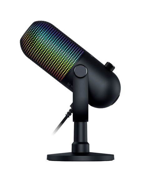 Игровой Микрофон Razer Seiren V3 Chroma, Проводной аналоговый, Чёрный