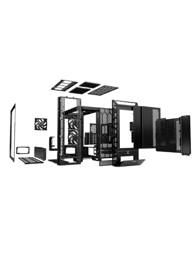 Компьютерный корпус be quiet! BGW50, Midi-Tower, Без блока питания, Чёрный