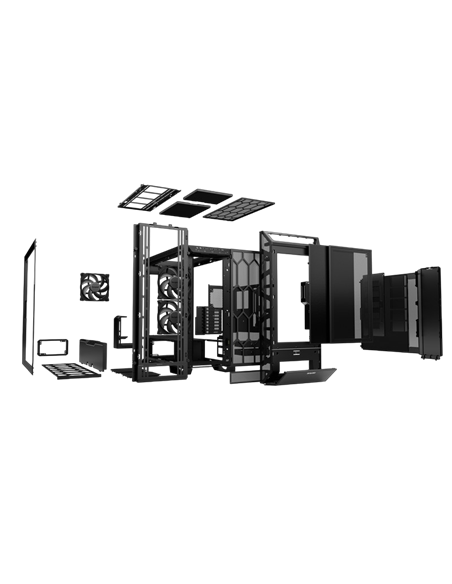 Компьютерный корпус be quiet! BGW50, Midi-Tower, Без блока питания, Чёрный
