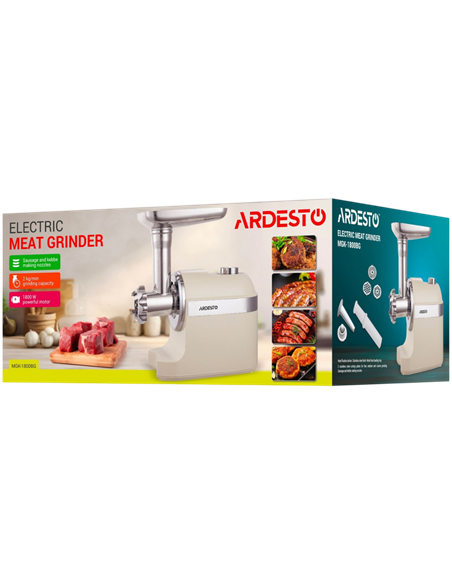 Мясорубка Ardesto MGK-1800BG, Бежевый
