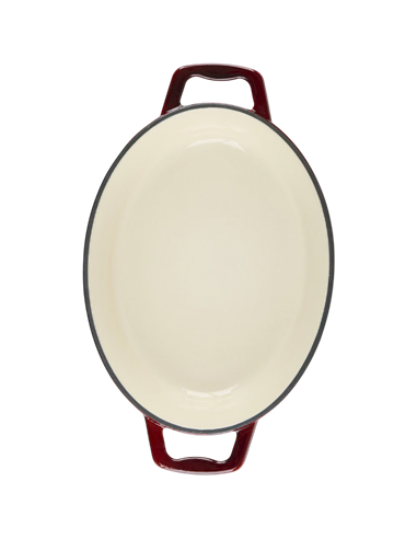Cratiță Alpina Cast Iron, 5L, 33cm, Bordo