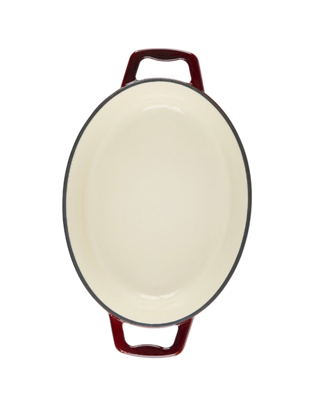 Cratiță Alpina Cast Iron, 5L, 33cm, Bordo