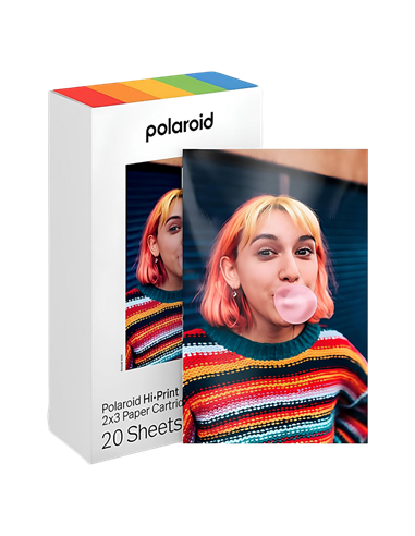 Hârtie foto Polaroid Paper Cartridge pentru Hi-Print Gen2 2X3, 20 buc