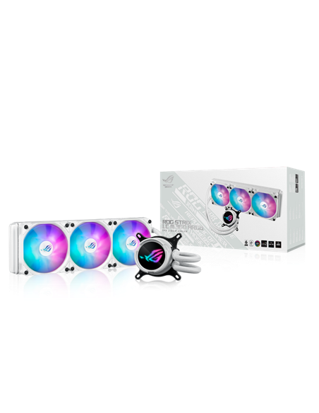 Кулер для процессора ASUS ROG STRIX LC III 360 ARGB LCD WHT