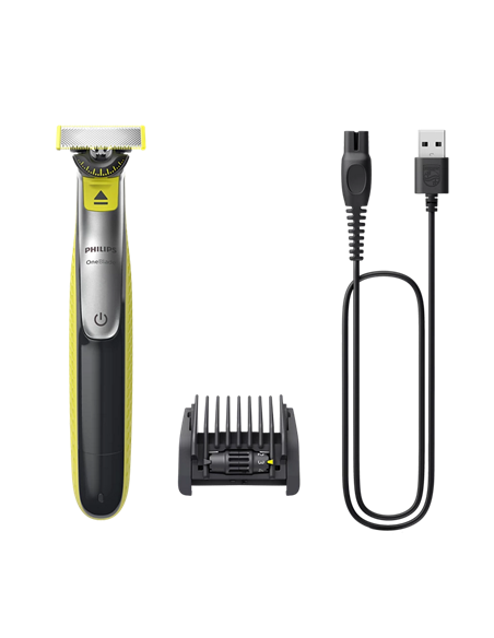 Trimmer pentru bărbați Philips QP2734/23, Negru | Verde