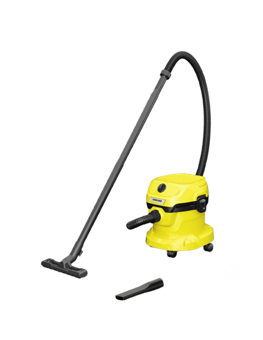 Пылесос Karcher WD 2 PLUS V-12/4/18, Жёлтый/Чёрный