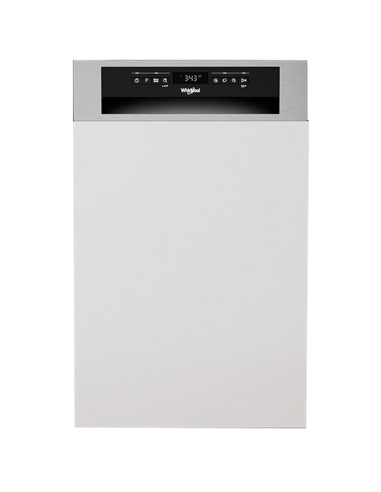 Mașină de spălat vase Whirlpool WSBO 3O34 PF X, Oțel inoxidabil