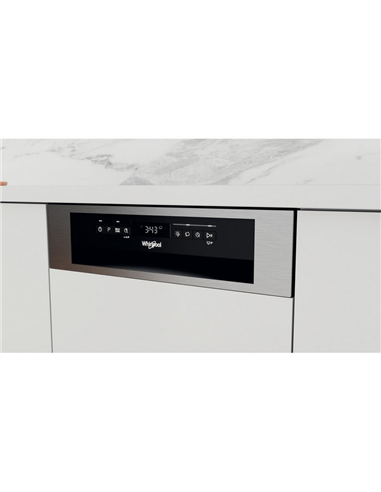 Посудомоечная машина Whirlpool WSBO 3O34 PF X, Нержавеющая сталь