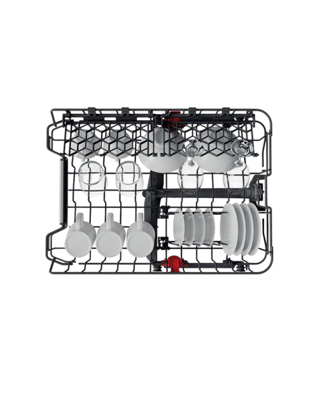 Mașină de spălat vase Whirlpool WSBO 3O34 PF X, Oțel inoxidabil