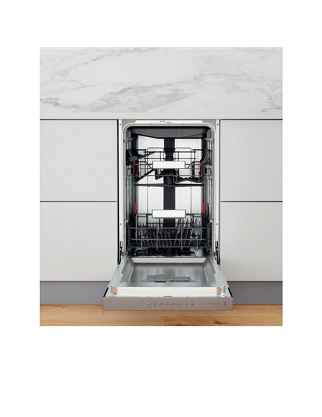 Mașină de spălat vase Whirlpool WSBO 3O34 PF X, Oțel inoxidabil