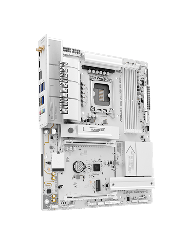 Материнская плата ASRock B860 CHALLENGER WIFI WHITE, LGA1851, AMD B860, ATX
