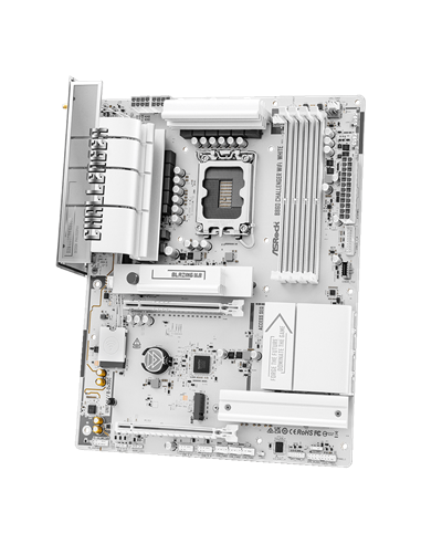 Placă de bază ASRock B860 CHALLENGER WIFI WHITE, LGA1851, AMD B860, ATX