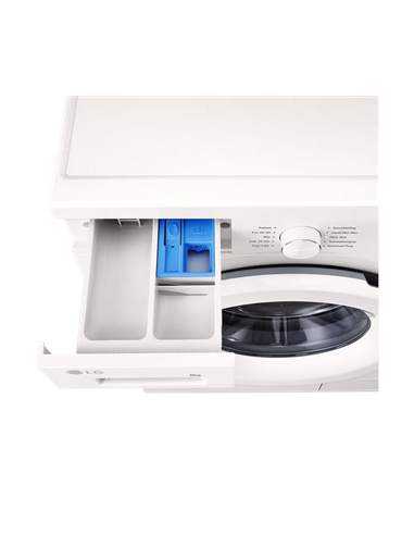 Mașină de spălat LG F4X1008NWH, 8kg, Alb